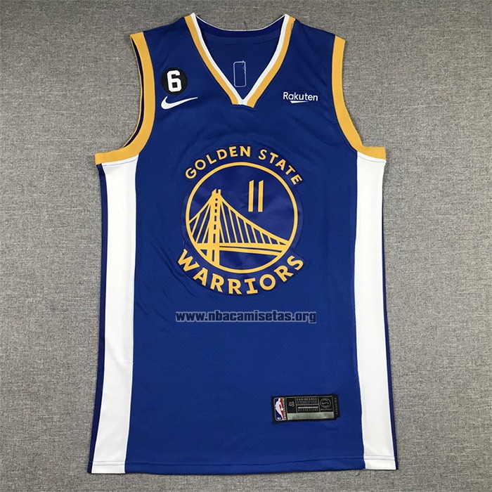 Camiseta Golden State Warriors Klay Thompson NO 11 Icon 2022-23 Azul